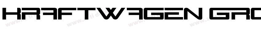 Kraftwagen Grotesk N字体转换